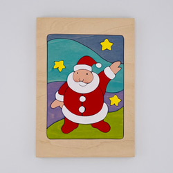 木製パズル　メリークリスマス 1枚目の画像