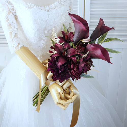 NO.35  ニュアンスピンクのブーケ&ブートニア&ヘッドドレスのセット NO.35 ニュアンスピンクのブーケ&ブートニア&ヘッドドレスのセット