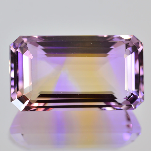 ソ付 アメトリン 11.368ct ルース オクタゴンカット 1枚目の画像