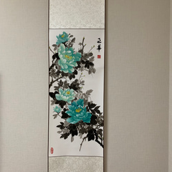 水墨画 梅 絵画 掛け軸 紅梅 絵画 こたつ 通販｜Creema(クリーマ