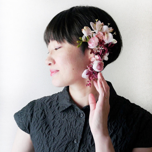 イヤーカフ 結婚式 前撮り 成人式 卒業式 着物 和装 イヤリング