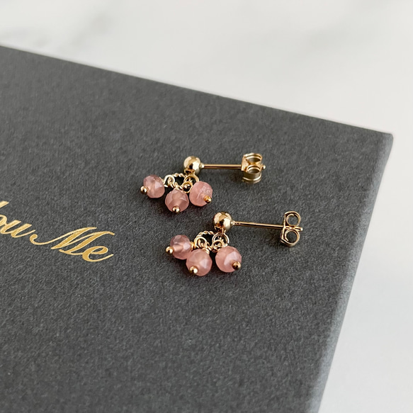 14kgf   Inca Rose  petit   pierce / earring 5枚目の画像