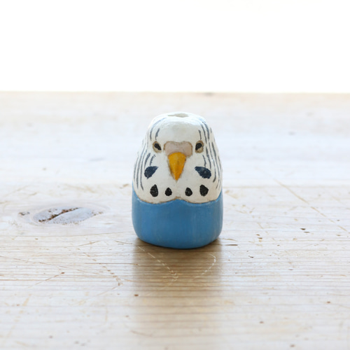 【カジィ☻︎】インコグッズ❁︎カットグラス・セキセイ❁︎一輪挿し・オカメ New！鳥さんの一輪挿し 【コザクラインコ・オカメインコホワイト