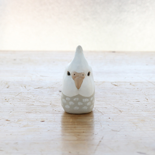 【カジィ☻︎】インコグッズ❁︎カットグラス・セキセイ❁︎一輪挿し・オカメ New！鳥さんの一輪挿し 【コザクラインコ・オカメインコホワイト