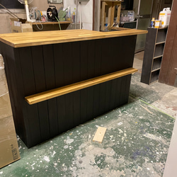 L型】カウンター 2分割 レジ 幅90✖︎高さ85✖︎奥行き40センチ✖︎2