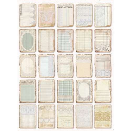 送料無料【P171-aコラージュ素材】海外紙モノ デザインペーパー 日記