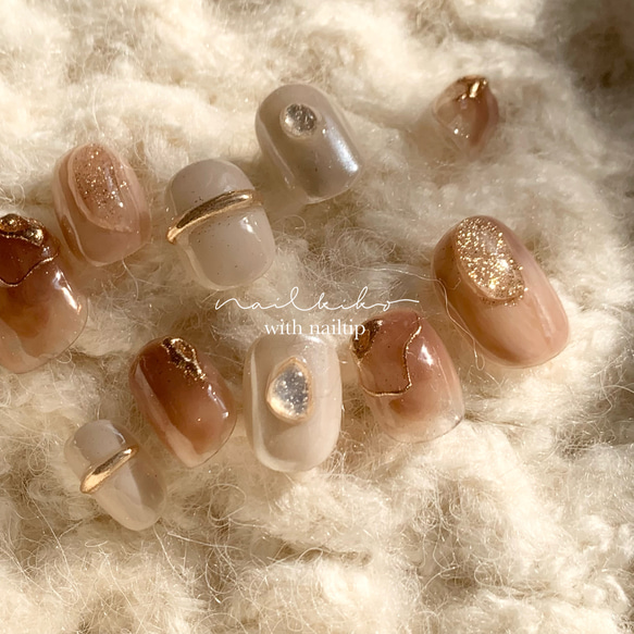 ﾈｲﾙﾁｯﾌﾟ ミラー/ニュアンス/結婚式/振袖/トレンド/オーロラ/透明感  