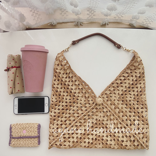 グラニースクエア模様バッグ ショルダーバッグ Agane handmade 通販