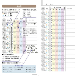 【シンプルver】見返しやすいじゃばら式頭痛ダイアリー 4枚目の画像