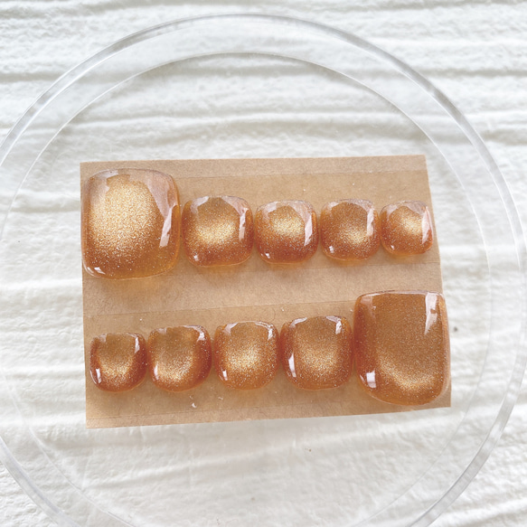現品限り フットネイル ネイルチップ ペディ ニュアンスネイル サイズ