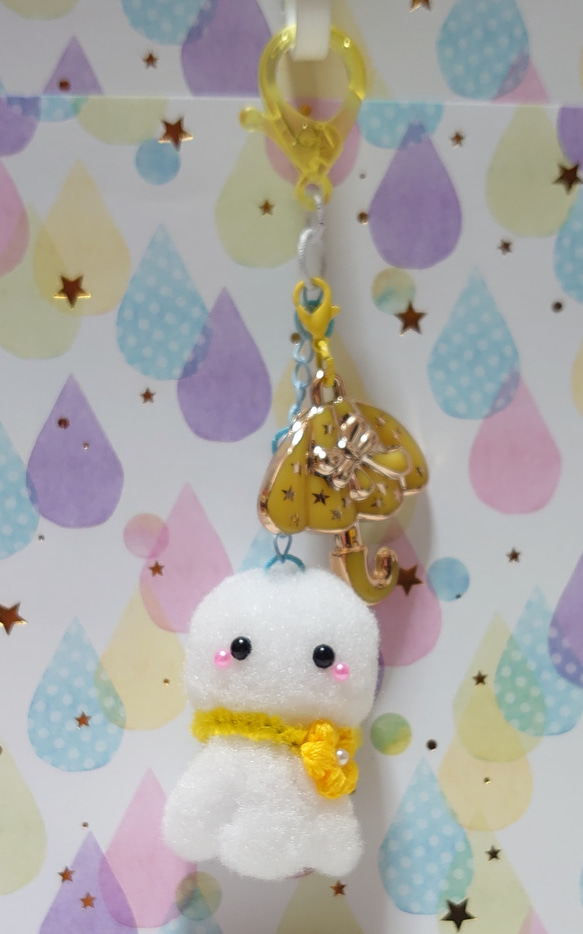 てるてる坊主様 リクエスト 10点 まとめ商品 ポンポンプラカンマスコット♪天気になぁ～れ☆ポンポンてるてる坊主