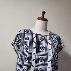 浴衣リメイクフレンチスリーブブラウス ブラウス hatiko 通販 16091367