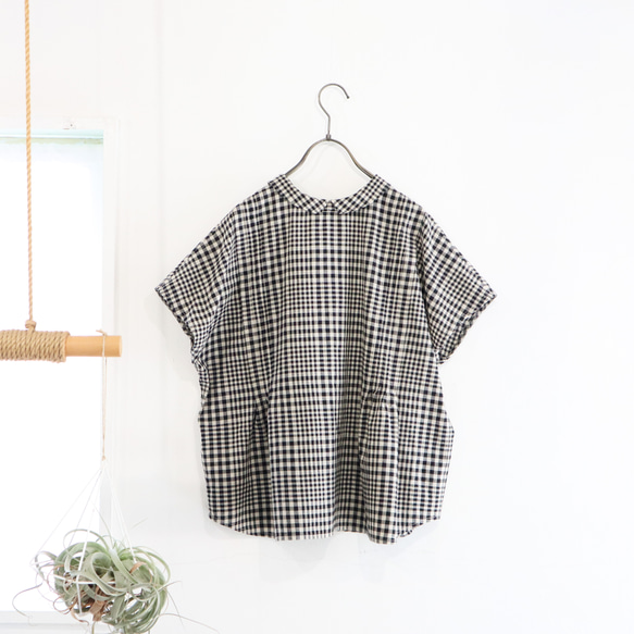 2way tuck & gather blouse (2colors + new color) 4枚目の画像