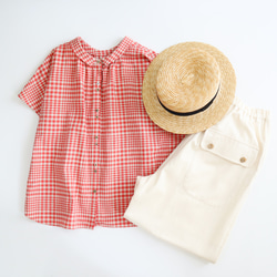 2way tuck & gather blouse (2colors + new color) 13枚目の画像