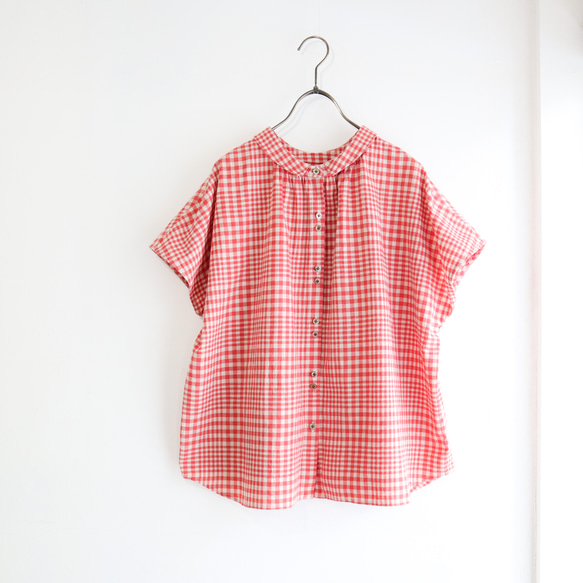 2way tuck & gather blouse (2colors + new color) 7枚目の画像