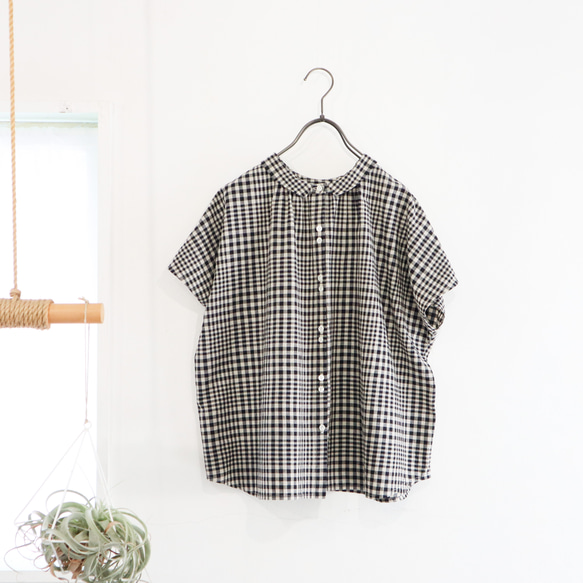 2way tuck & gather blouse (2colors + new color) 3枚目の画像