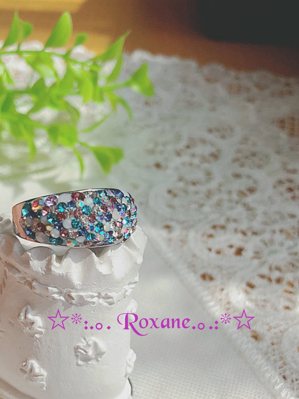 リボンバングル ハーフスワロフスキー とろみYGカラー 秋冬 パリ