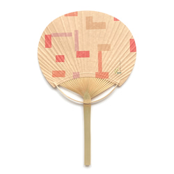 天然の竹から作った紙　たけのかみうちわ　Bamboo Hand Fan 5枚目の画像