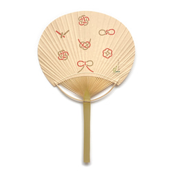 天然の竹から作った紙　たけのかみうちわ　Bamboo Hand Fan 4枚目の画像