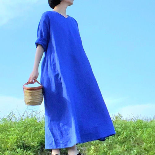 おしゃれな欧州スタイル 春から初夏まで レースワンピース