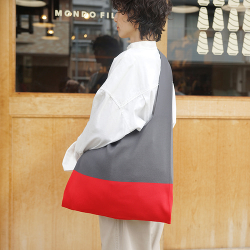 FREITAG エコバッグ グレー/レッド FREITAG フライターグ F551 SALLY 2way ショルダーバッグ トート