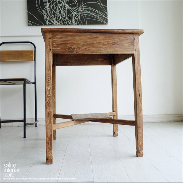 2日間限定　サイドテーブル　チーク　無垢材　ビンテージ家具 2日間限定 サイドテーブル チーク 無垢材 ビンテージ家具