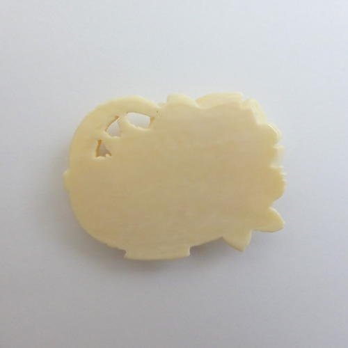 本象牙 アイボリーカービング、ナンタケットバスケット用オーナメント