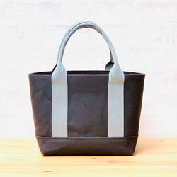 『専用』ORIGINAL グレー トートバッグ　Sサイズ トートバッグ S /グレー×サックス トートバッグ Blousey 通販