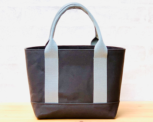 トートバッグ S /グレー×サックス トートバッグ Blousey 通販
