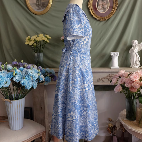 作家様　ハンドメイド　ワンピース　80 小花柄レディワンピース | PROPORTION BODY DRESSING