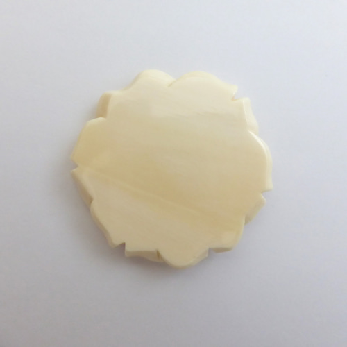 ナンタケットバスケット カービング オーナメントアイボリー＆べっ甲① 本象牙 アイボリーカービング、ナンタケットバスケット用オーナメント