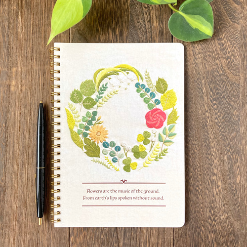 刺繍プリントノート・祝福 A5 ノート Luca 通販 16093123｜Creema