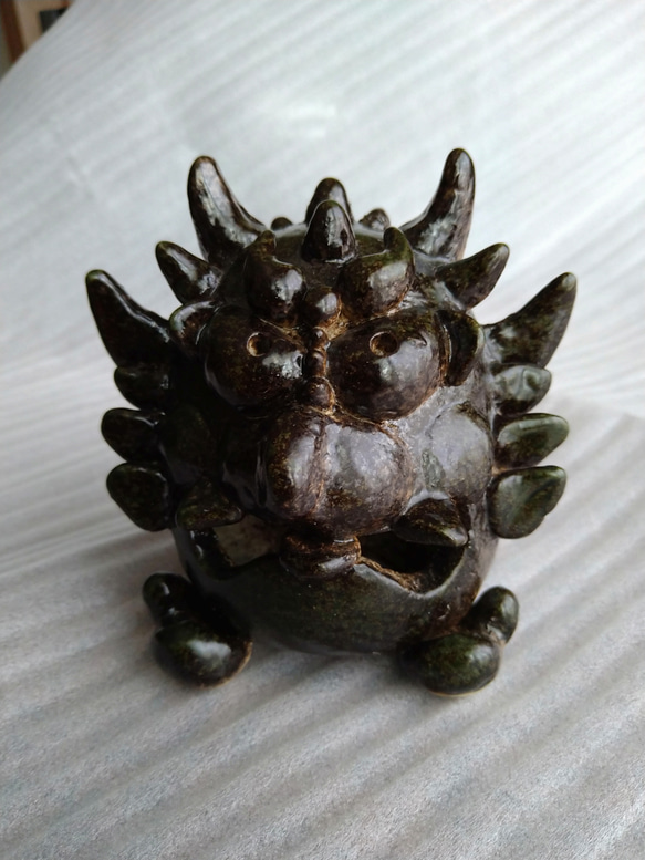 鬼の置物1 立体・オブジェ chikara 通販 16093183｜Creema(クリーマ)