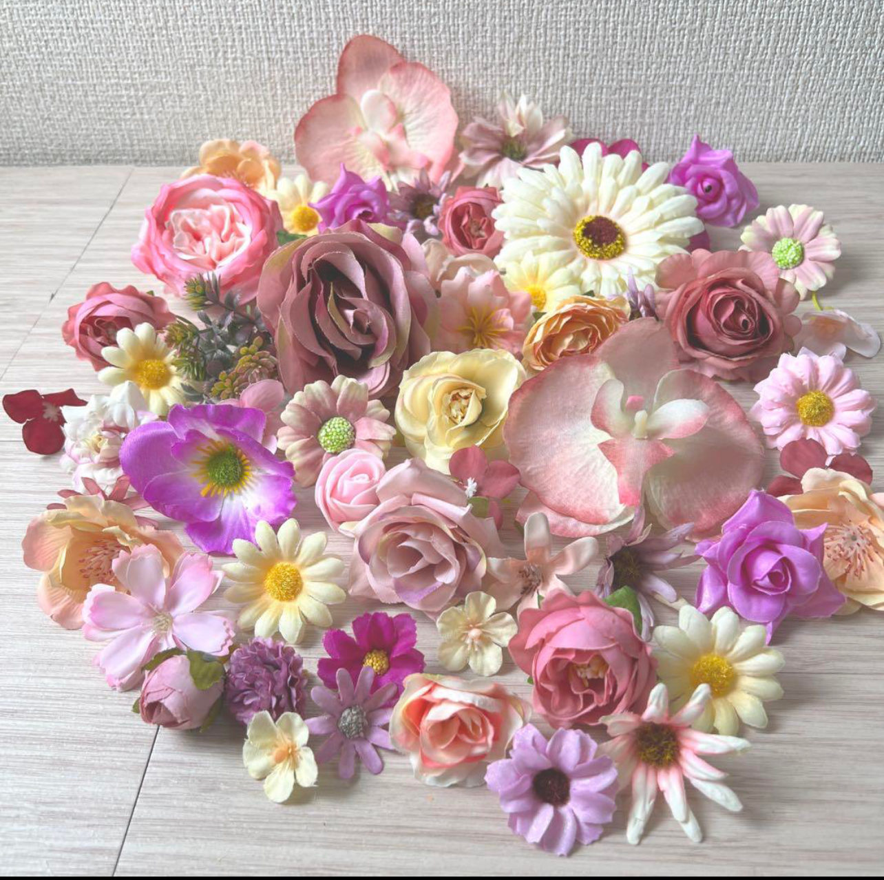 ☆NO 0516-03②造花 花材 まとめ売り ハンドメイド 素材 セット
