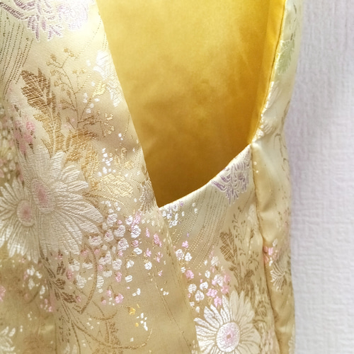 ヒート 御長寿祝い豪華絢爛金色花の(向日葵)ちゃんちゃんこ４点セット