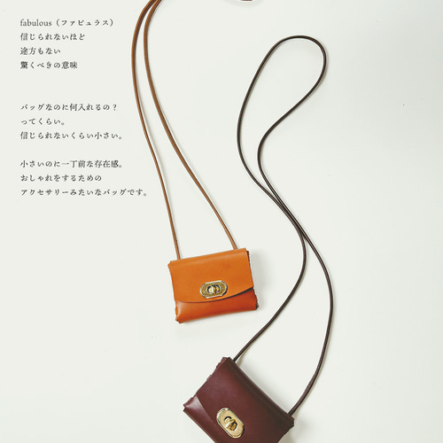 fabulous✴︎何も入らないけどおしゃれで可愛いすぎるミニバッグ