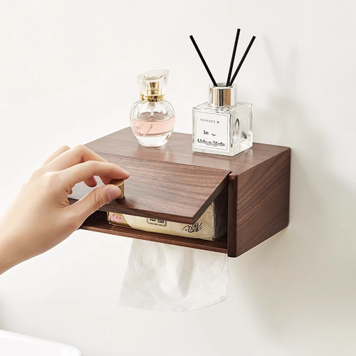 ハンドメイド　麦穂のティッシュシェルフ ハンドメイド 麦穂のティッシュシェルフ タオルホルダーつき