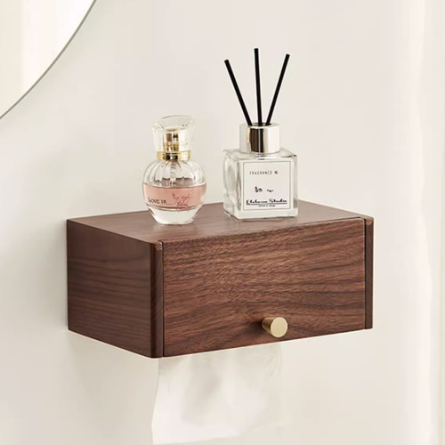 ウオールシェルフ 壁掛けティッシュ箱 ティッシュケース ティッシュ