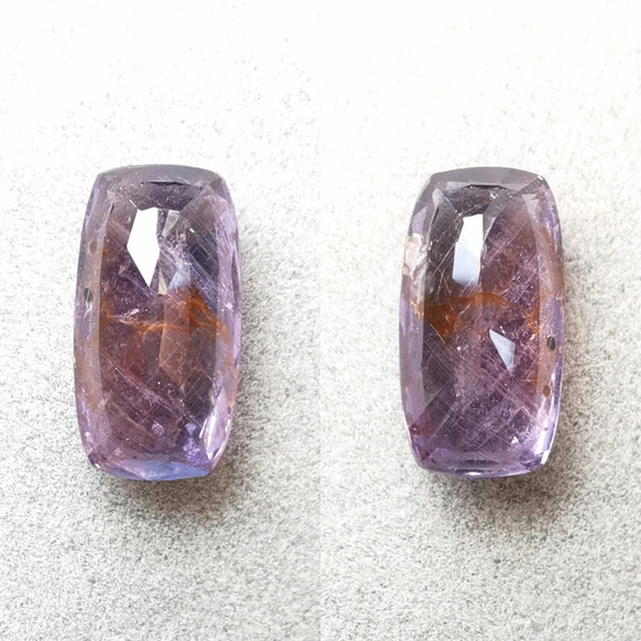 天然パープルサファイア（日独ソ付）2.26ct / 23mar20e 6枚目の画像