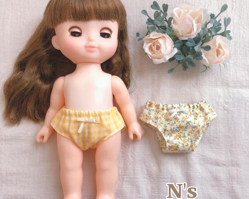 26cmドール用 下着2枚セット第二弾 ソランちゃん レミンちゃん メル