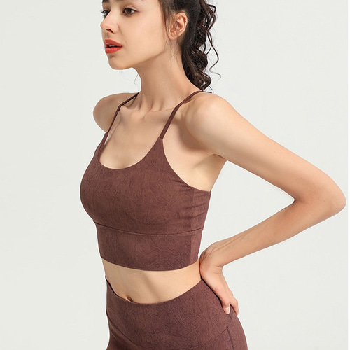 ルルレモンヨガ lululemon U型 ヨガ スポーツブラ 雪の柄 タンク