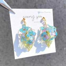 キラキラ金木犀 秋 orange ディップアート ディップフラワー