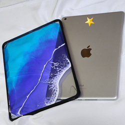 iPadケース 第5世代 10.9インチ カバー 海 オーシャン OCEAN 波 アート レジン タブレットケース 2枚目の画像