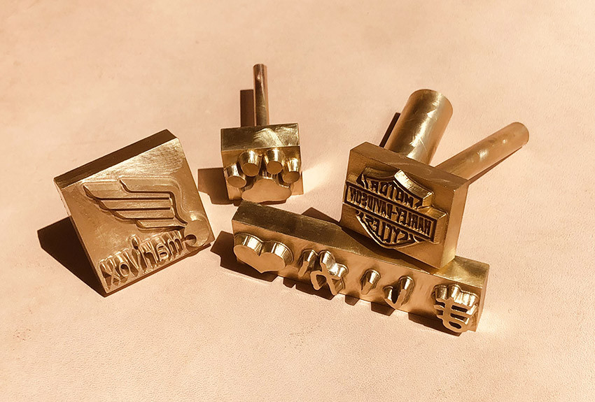 オーダー(オリジナル)焼印製作・150Wコテ付き真鍮製