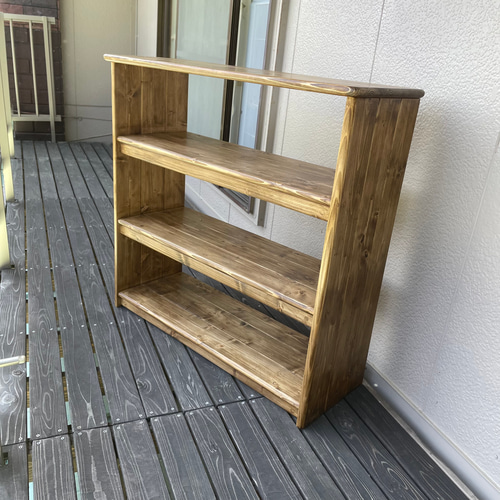 絵本棚ワイドタイプ ビックサイズ ホワイト（ワトコオイル） ワイドGタイプ