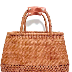 山葡萄バッグ円形龍網編み かごバッグ 山葡萄バッグ魅力 通販