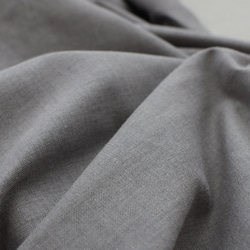 ラスト１　最終ＳＡＬＥ　スキッパー襟　横スリット　ロング　シャツ　ワンピース半袖ゆったりコットンMIXシャンブレーH54 11枚目の画像