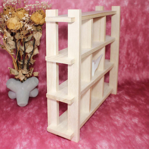 組立式・小型の格子棚キット（一マス7cm用） 棚・シェルフ