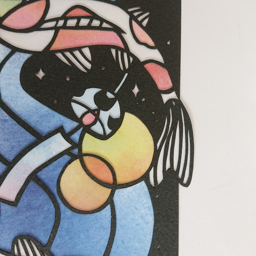 切り絵です！ Amazon.co.jp: 切り絵用紙 景絲 A4サイズ 20枚入 : ホビー