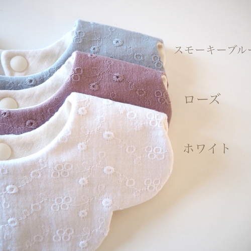 きらら　厚手スタイ　ガーゼのふわふわスタイ　よだれかけ ハンドメイド b627647b946616bd05b72effc4326b